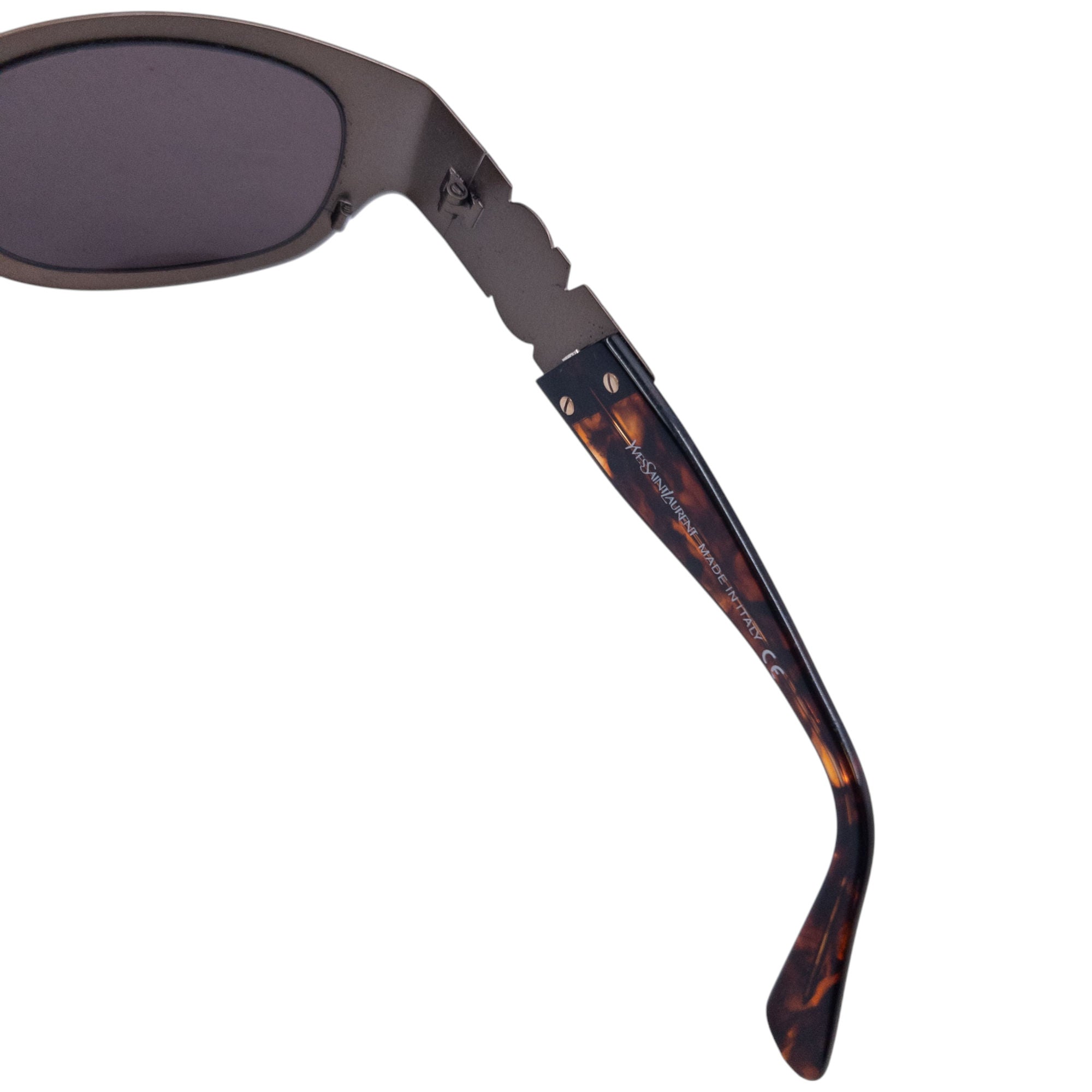 Vintage YSL Yves Saint Laurent Tortoise Shell Sunglasses