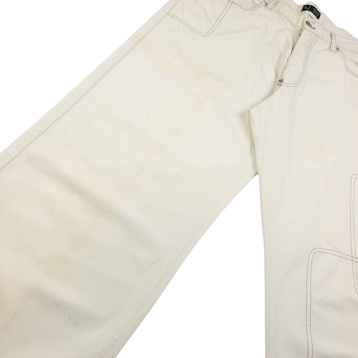 Vintage Armani Jeans Lightweight Trousers Size W37