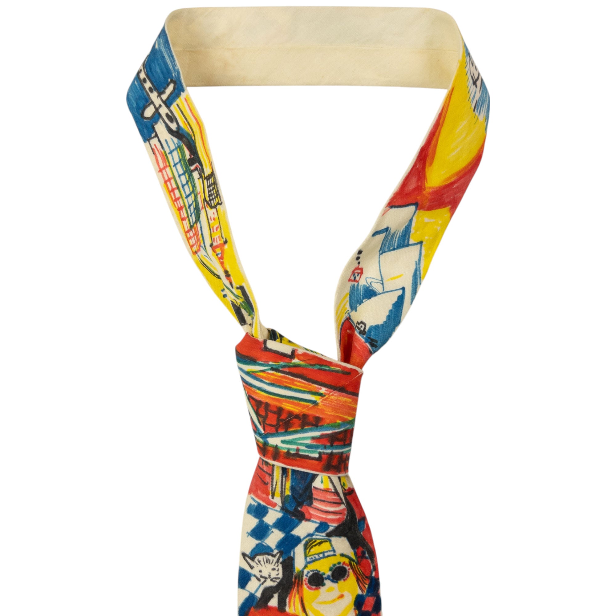 Vintage Issey Miyake Print Tie