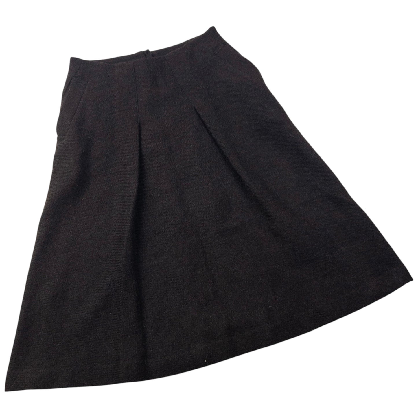 Vintage 90s Plantation By Issey Miyake Pleated Wool Skirt Womens Size W28