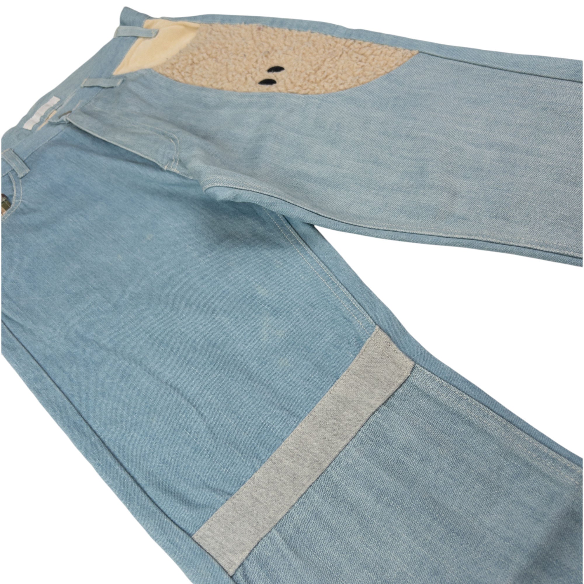 Vintage Ne-Net By Issey Miyake Patchwork Denim Jeans Size W28