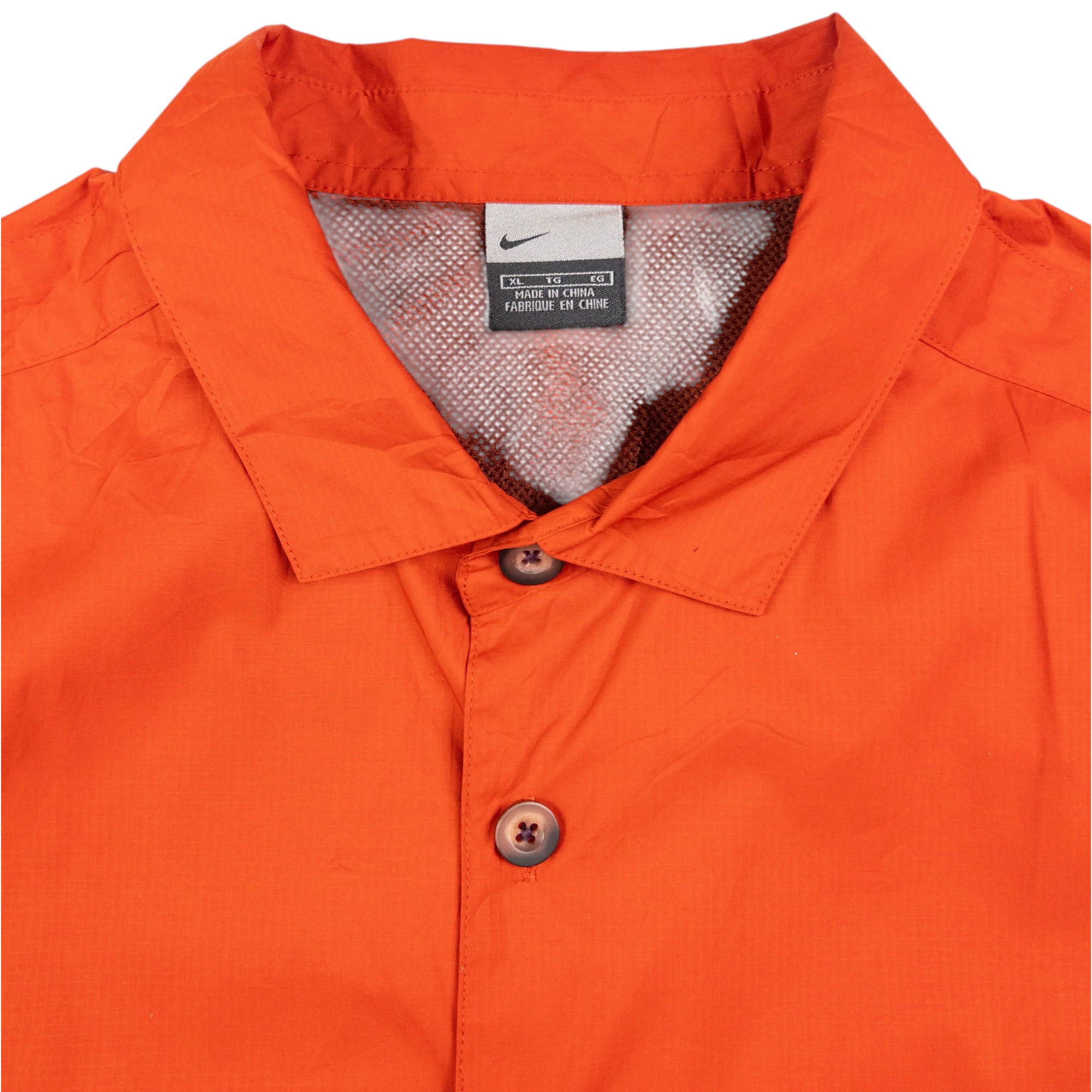 Vintage Nike Lightweight Short Sleeve Button Up Shirt Size XL