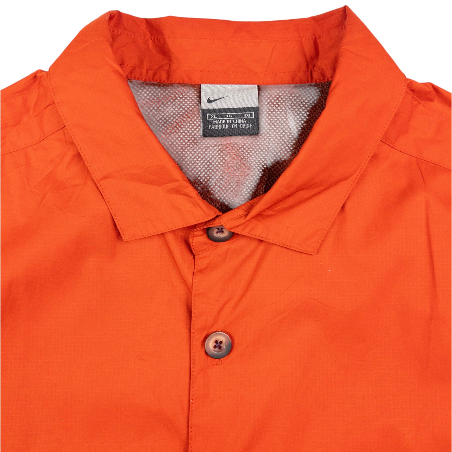 Vintage Nike Lightweight Short Sleeve Button Up Shirt Size XL