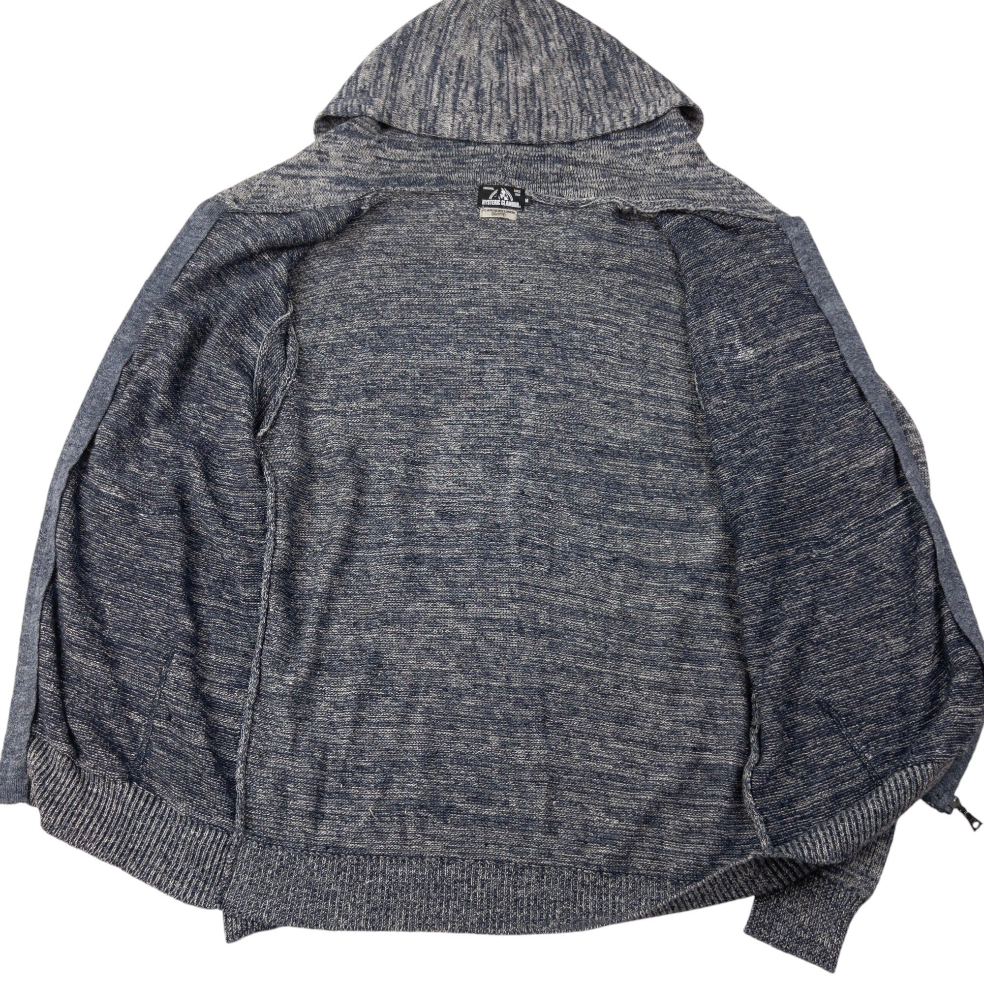 Vintage Hysteric Glamour Zip Up Knit Hoodie Size M