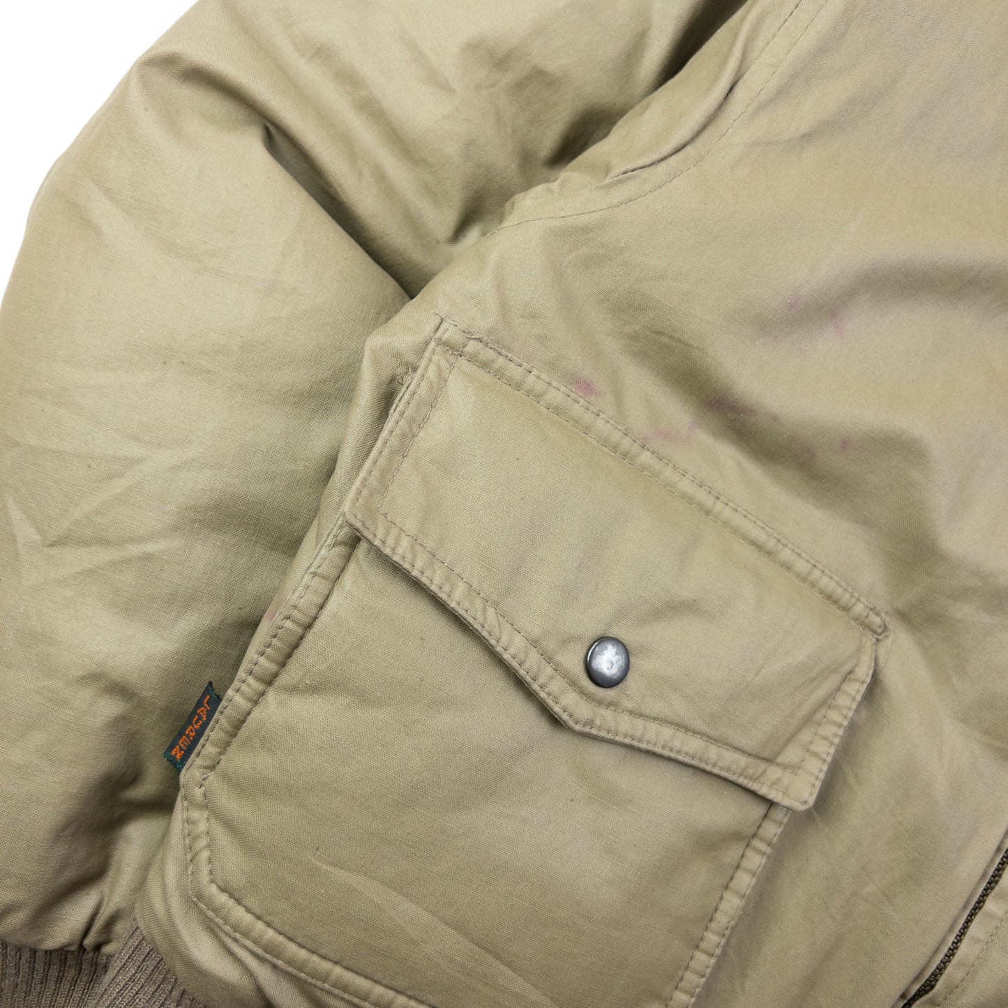 Vintage 90s Ralph Lauren G1 Flight Bomber Jacket Down Jacket Size S
