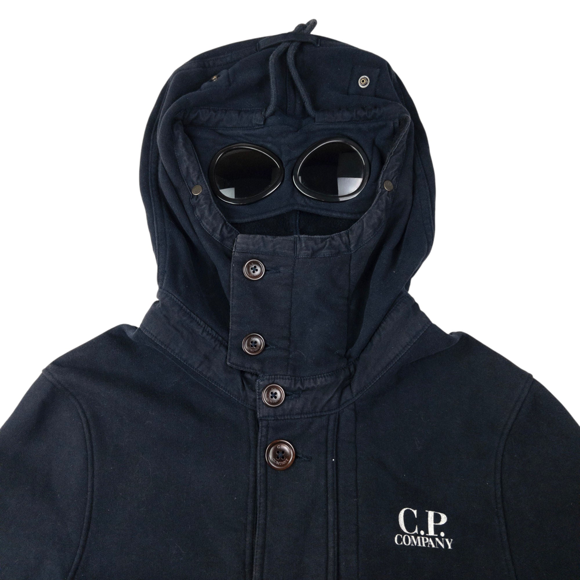 Vintage CP Company Goggle Hood Zip Up Hoodie Size M