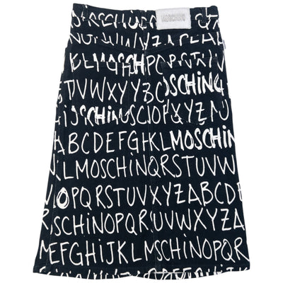 Vintage 2000s Moschino Alphabet Skirt Womens Size W26
