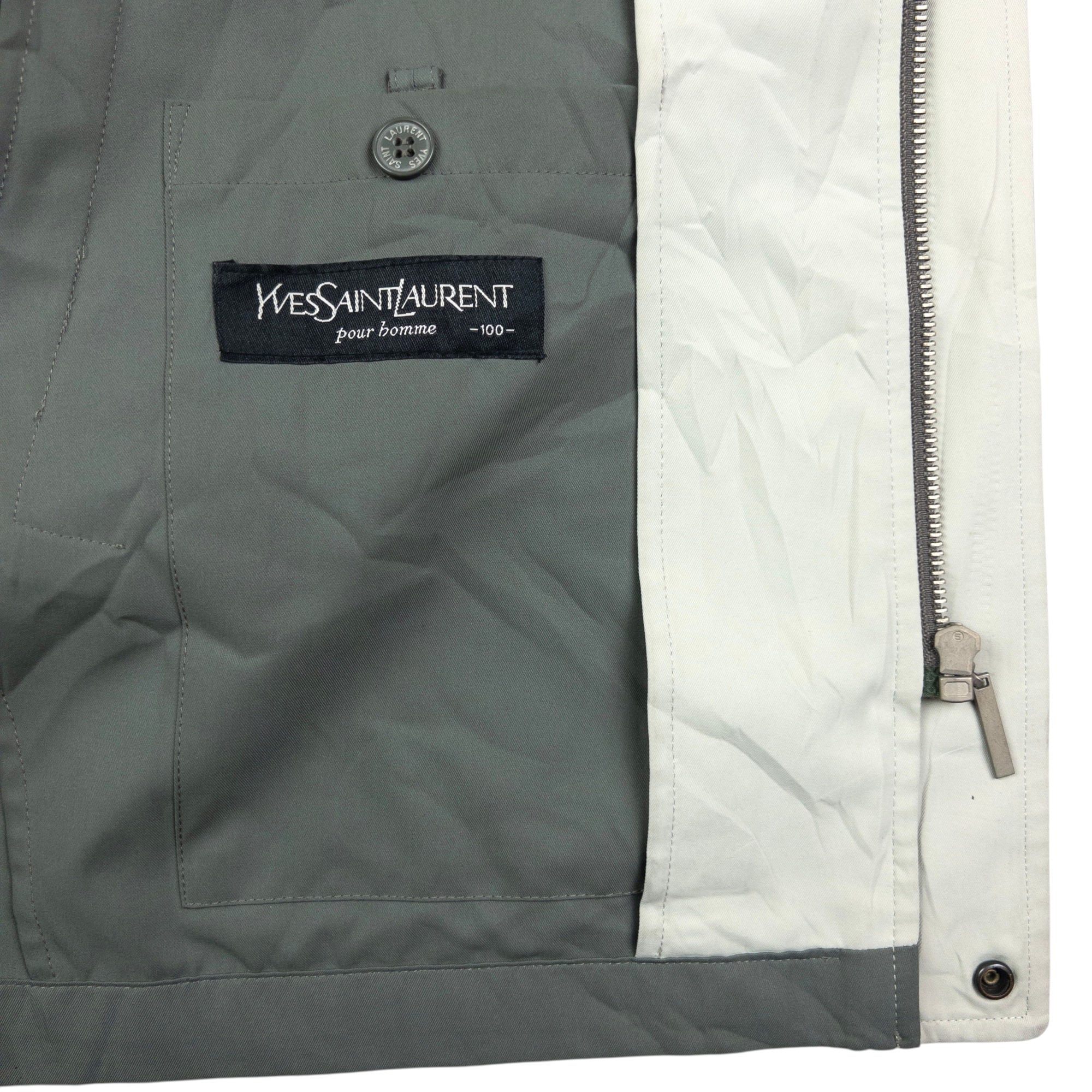 Vintage YSL Yves Saint Laurent Harrington Jacket Size L