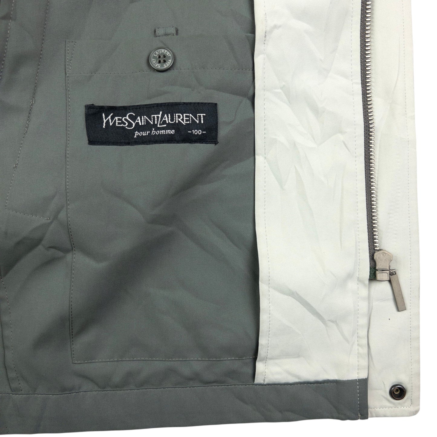 Vintage YSL Yves Saint Laurent Harrington Jacket Size L