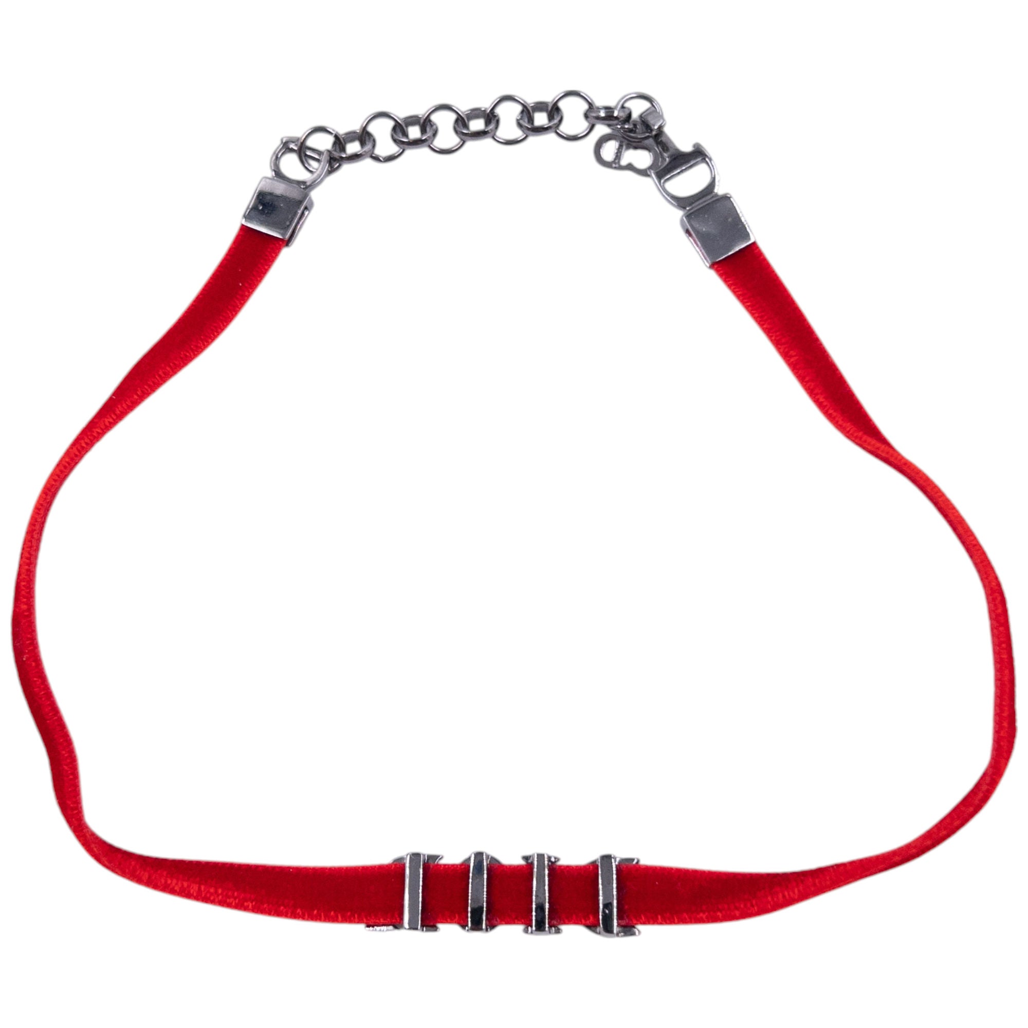 Vintage Dior Velvet Choker Necklace