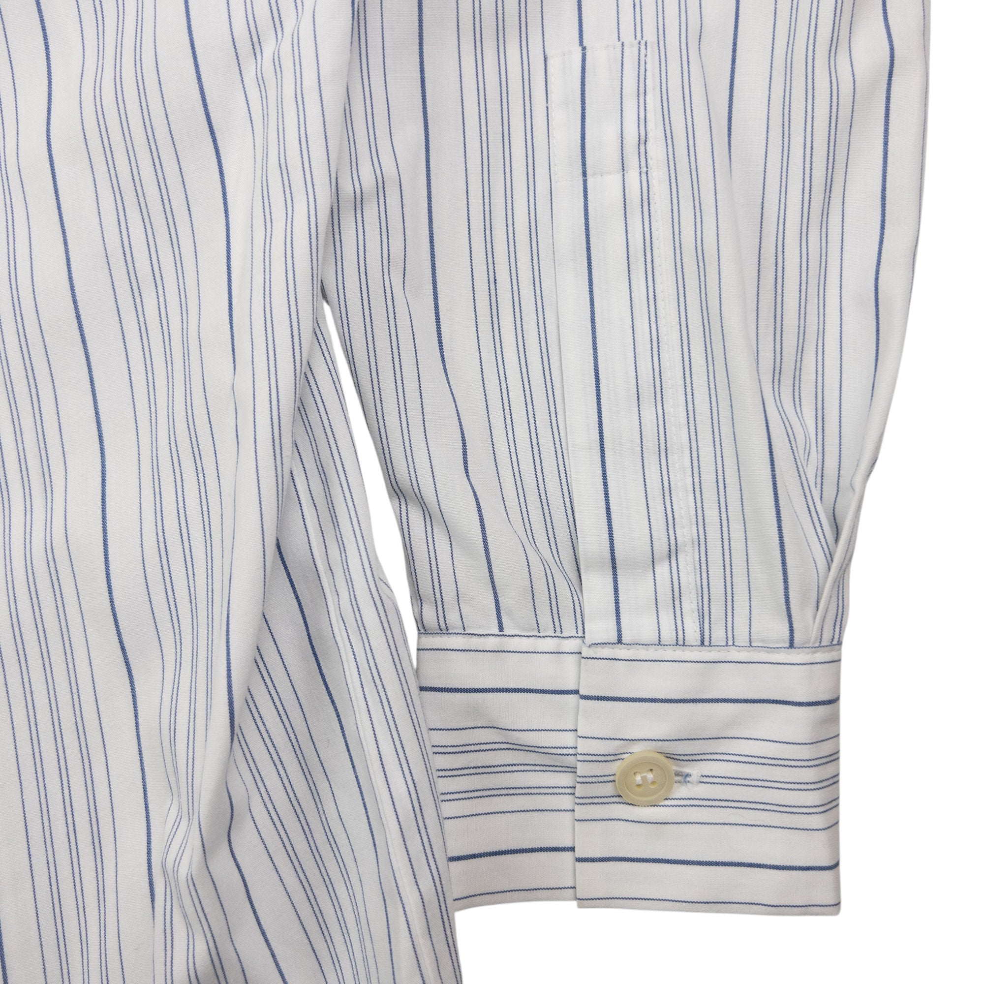 Vintage Issey Miyake Striped Long Sleeve Button Up Shirt Size M
