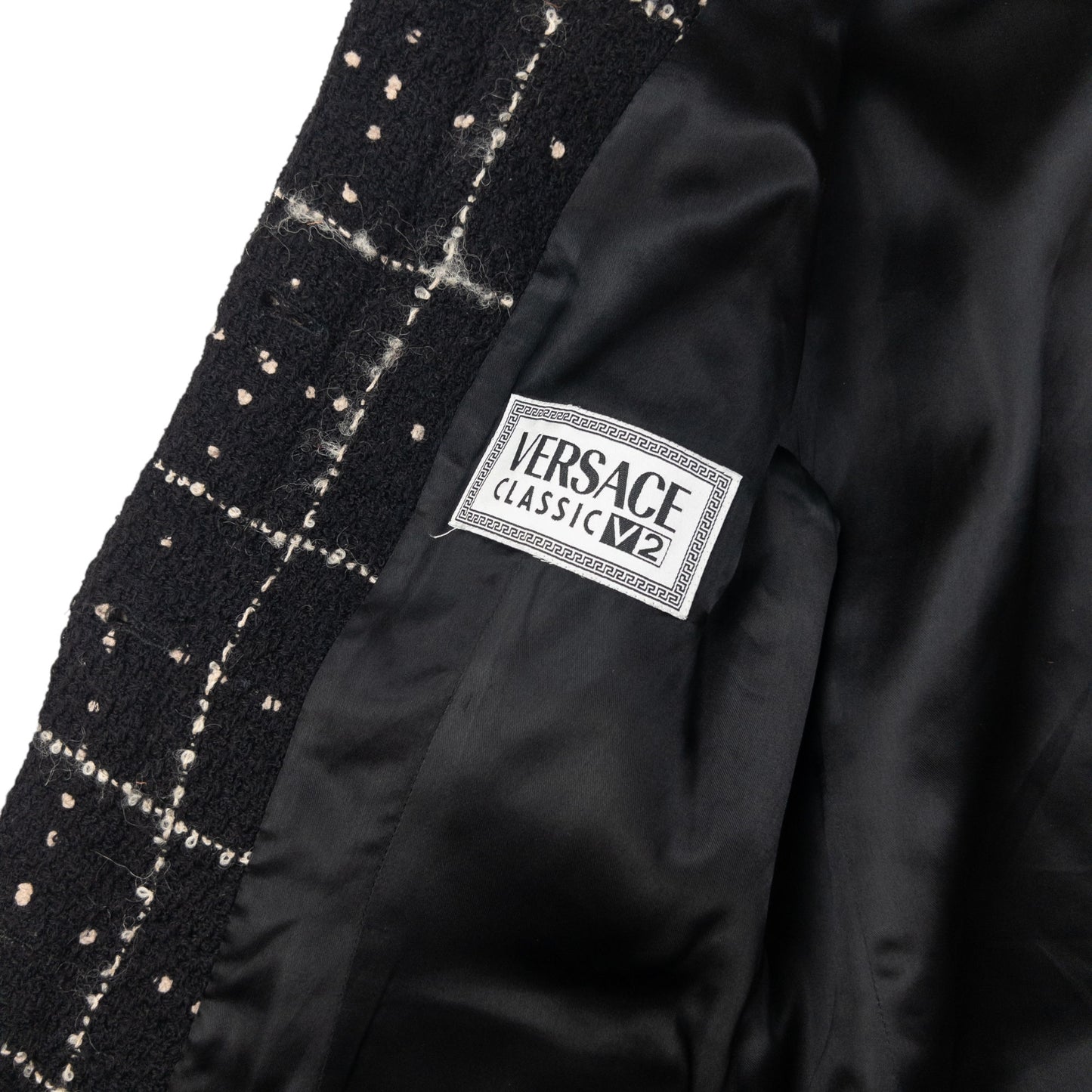 Vintage Versace Classic V2 Button Up Wool Jacket Womens Size S