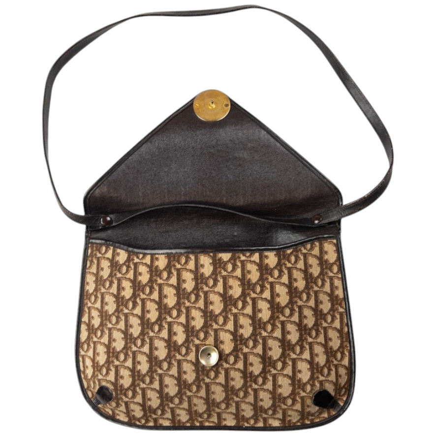 Vintage Dior Monogram Shoulder Bag