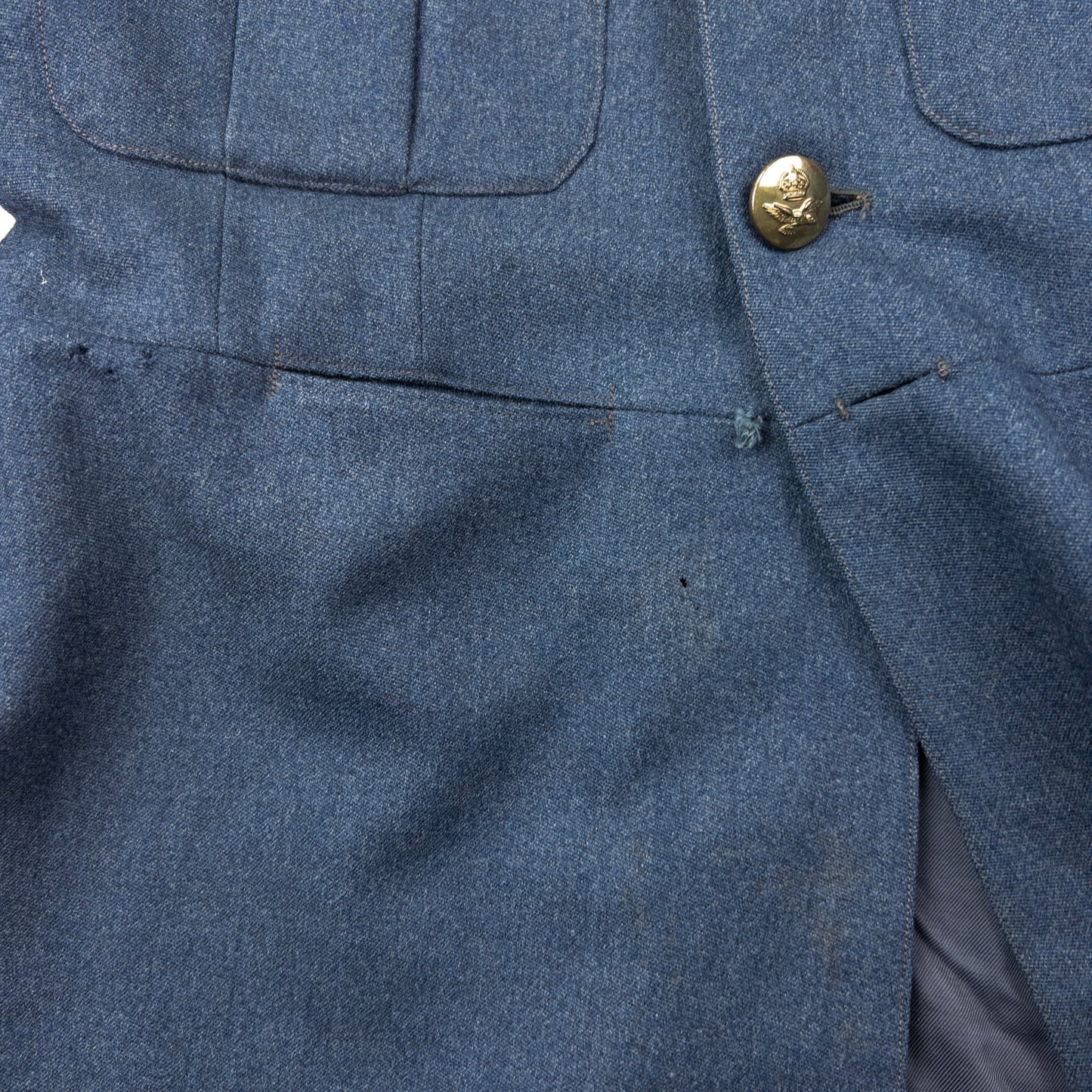 Vintage Burberry RAF ARMY Issue Belt Waist Jacket Size M