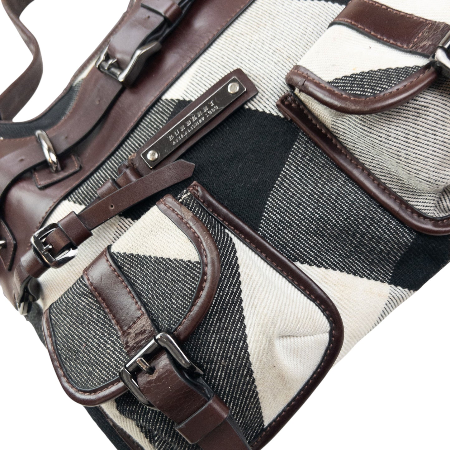 Vintage 2000s Burberry Nova Check Shoulder Bag