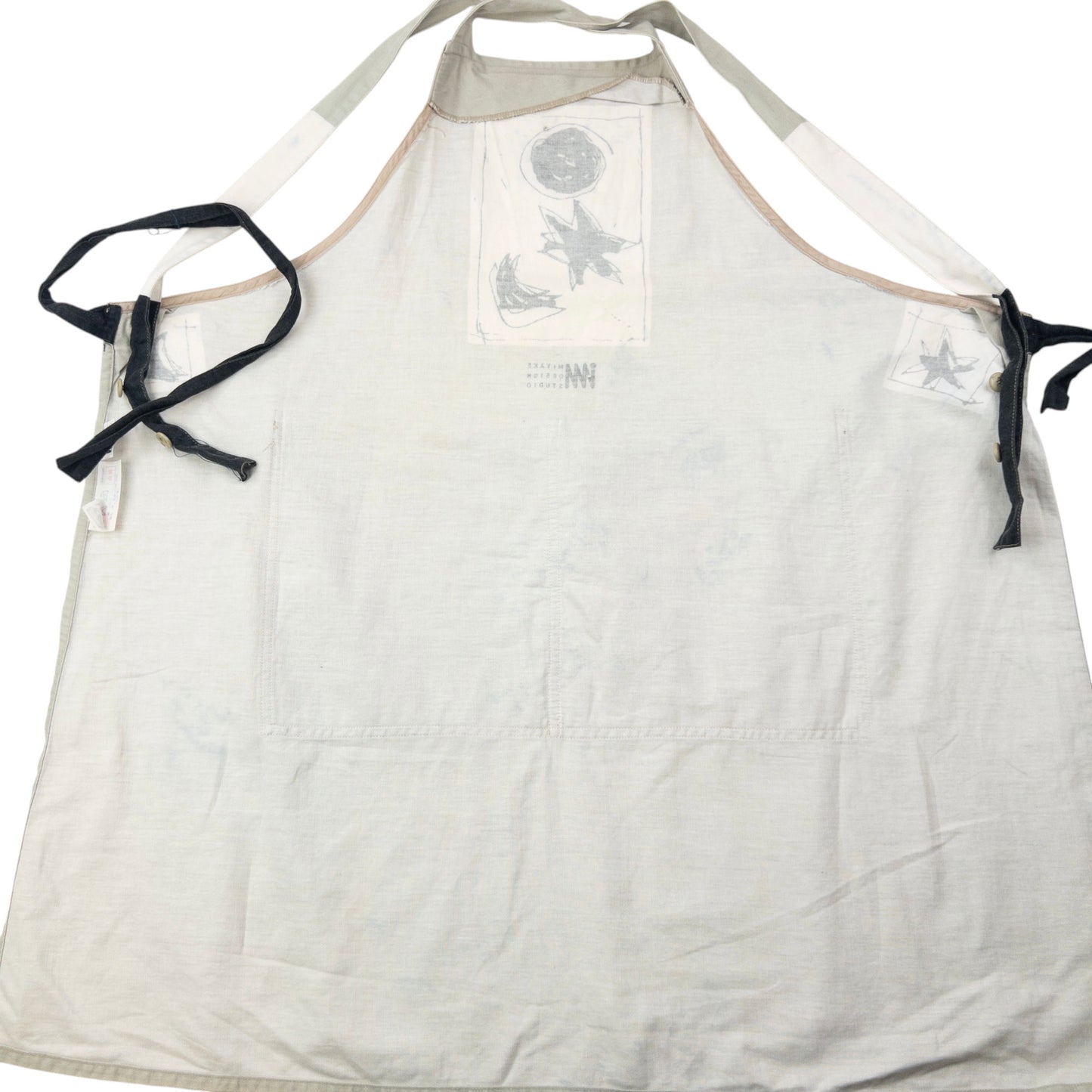 Vintage 90s Issey Miyake Printed Apron