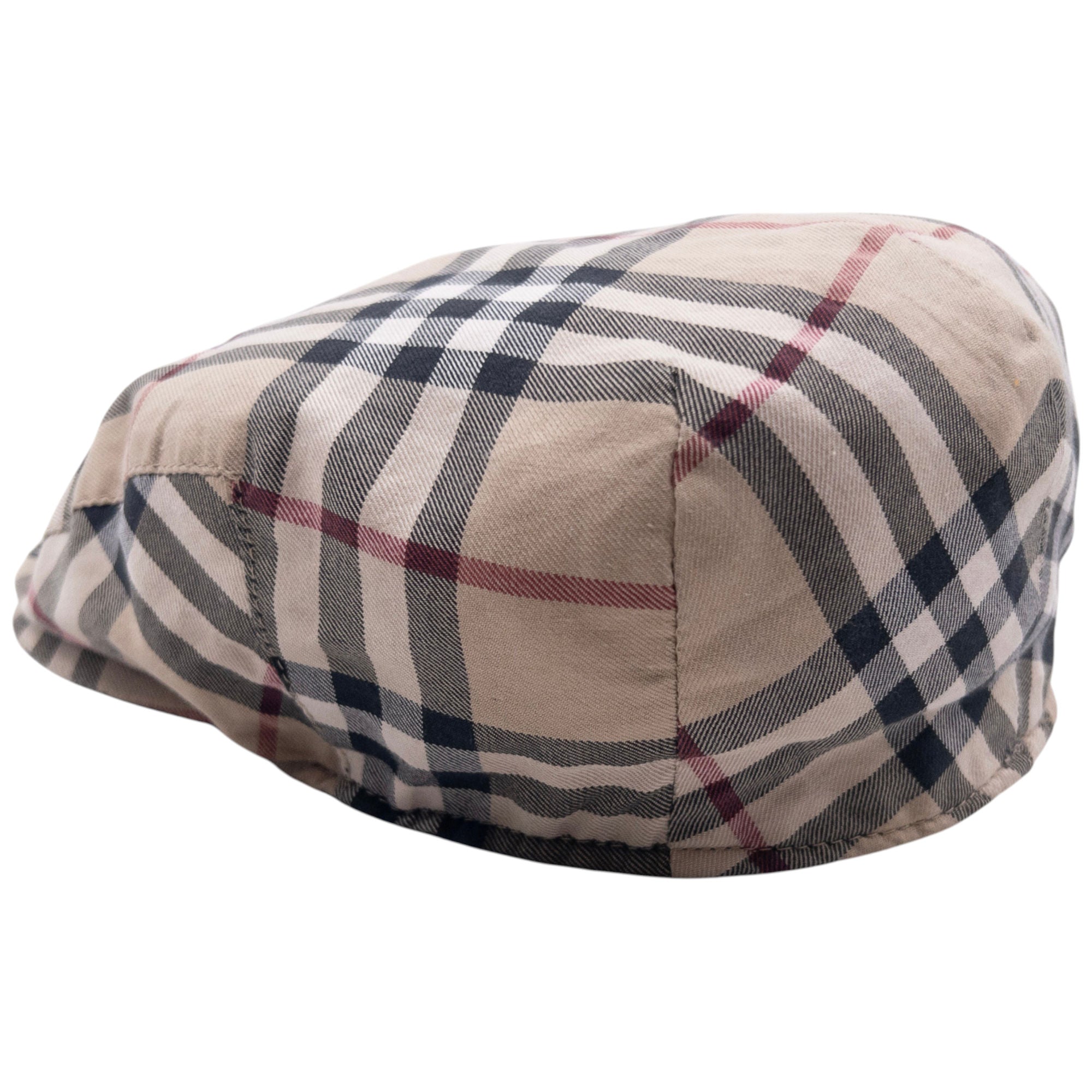 Vintage Burberry Nova Check Flat Cap