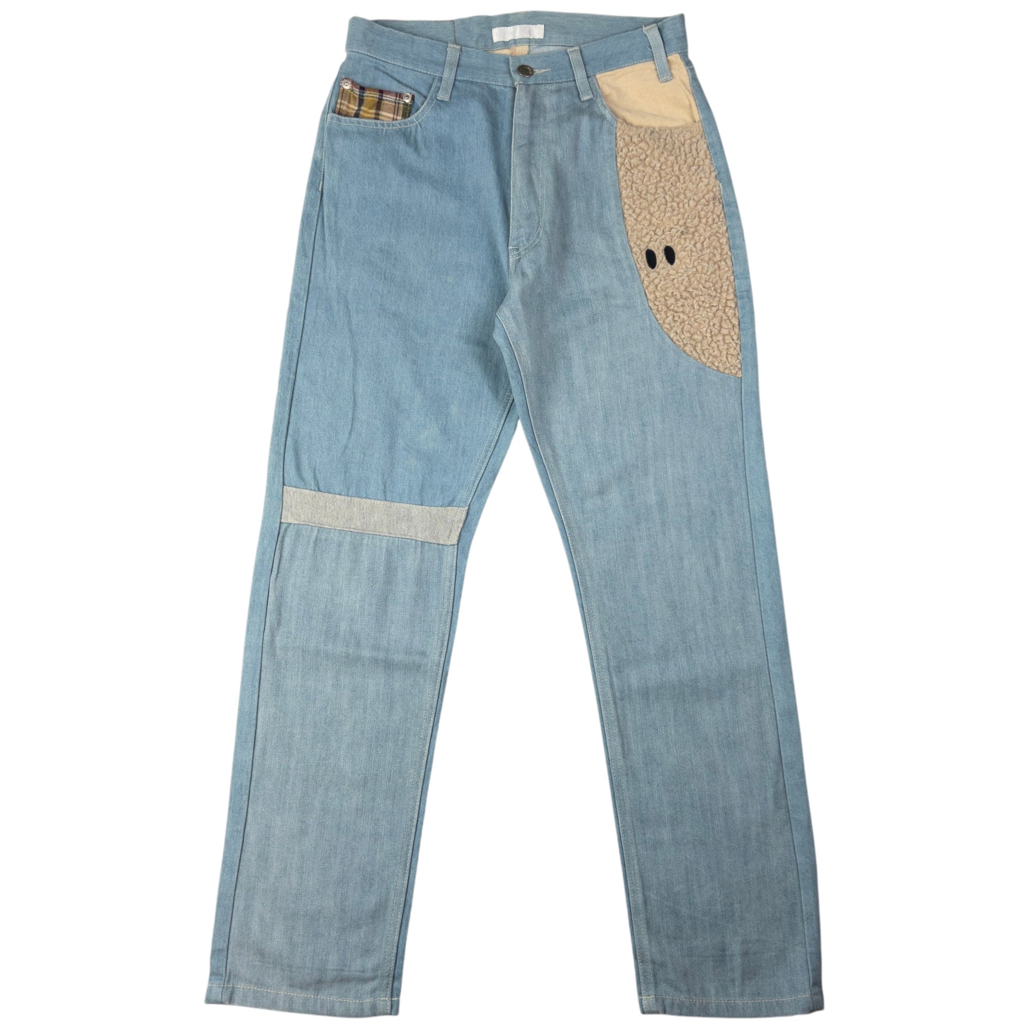 Vintage Ne-Net By Issey Miyake Patchwork Denim Jeans Size W28
