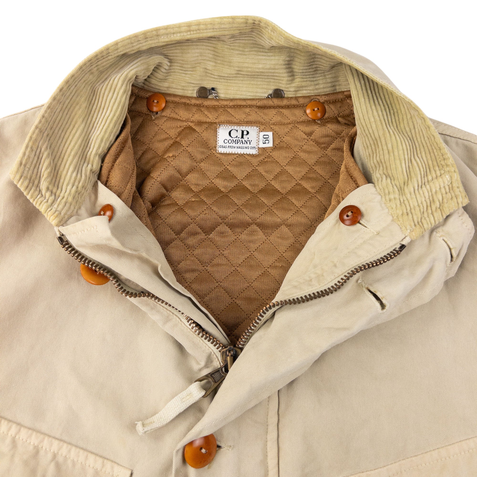 Vintage 1980s CP Company Multi Pocket Cargo Jacket Size XL