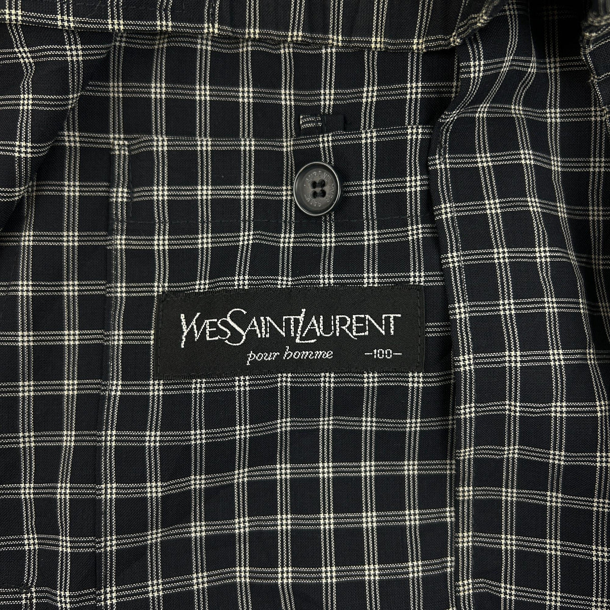 Vintage Yves Saint Laurent Checked Jacket Size L