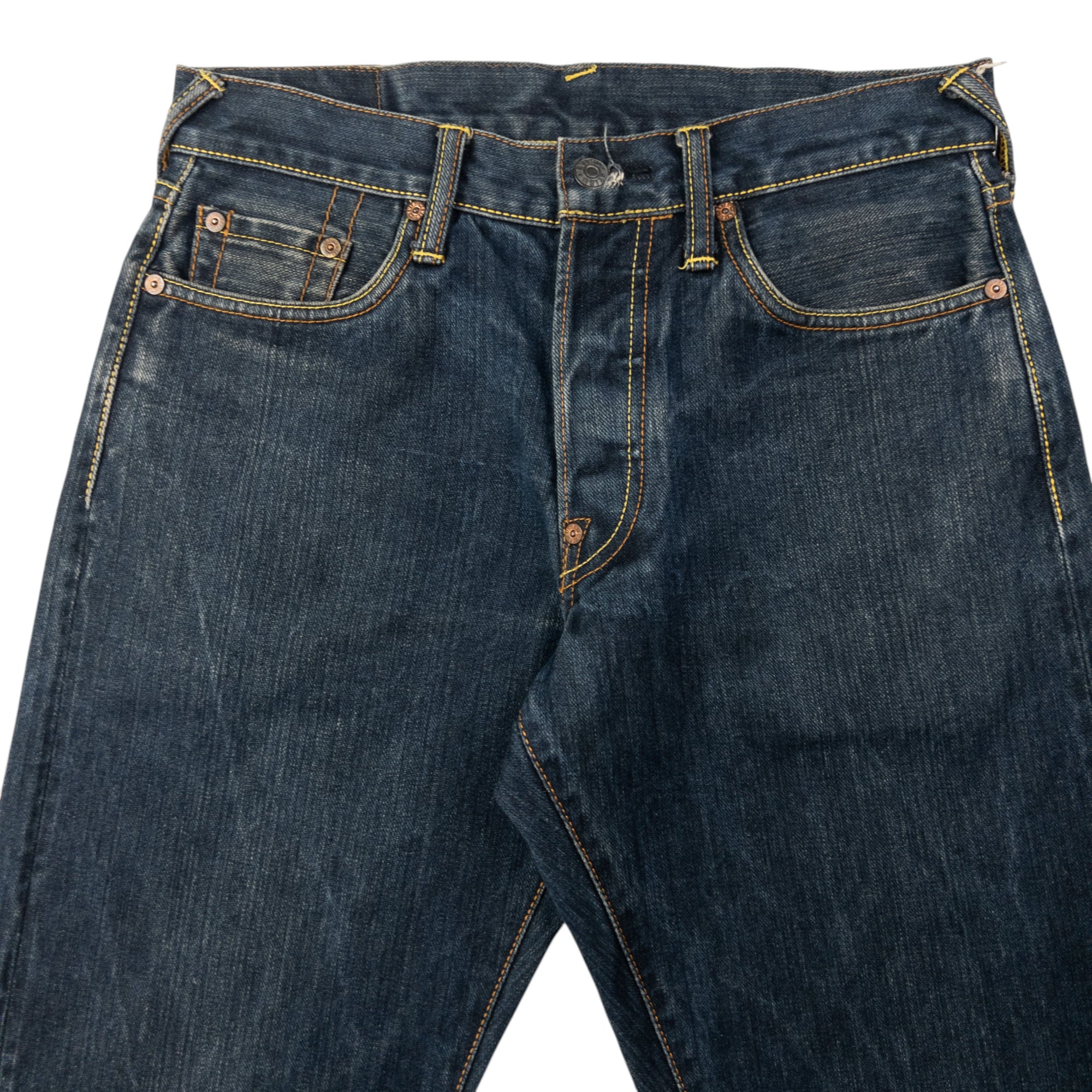 Vintage Evisu Double Gull Embroidered Japanese Denim Jeans Size W29