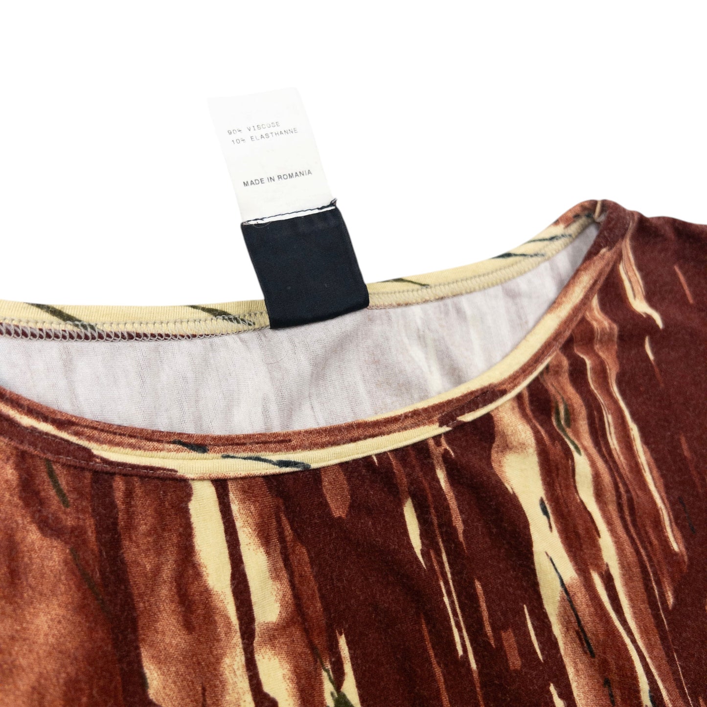 Vintage 1998 Jean Paul Gaultier Jean's Blood Drip Print Maxi Dress Womens Size L