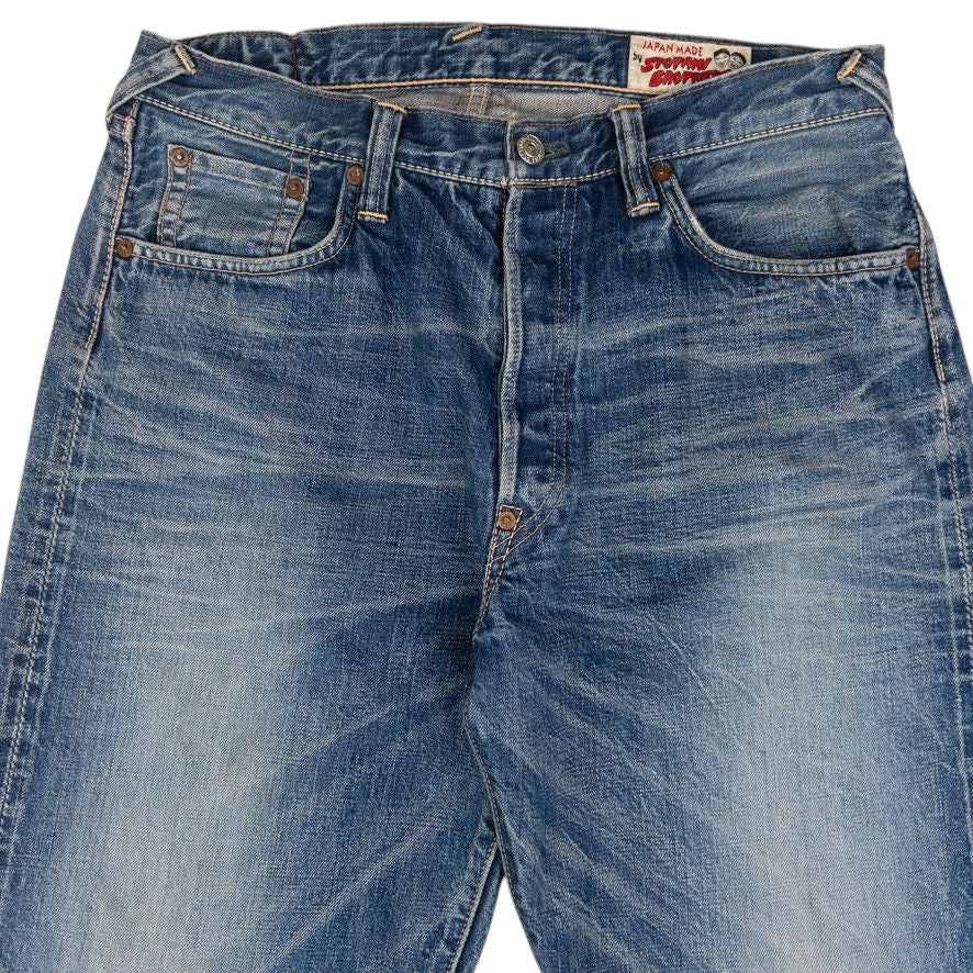 Vintage Evisu Painted Daicock Japanese Denim Jeans Size W32