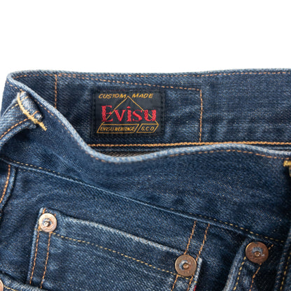 Vintage Evisu Marble Double Gull Japanese Denim Jeans Size W29