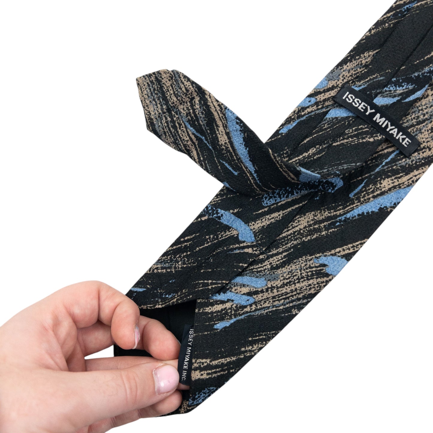 Vintage Issey Miyake Pattern Silk Tie