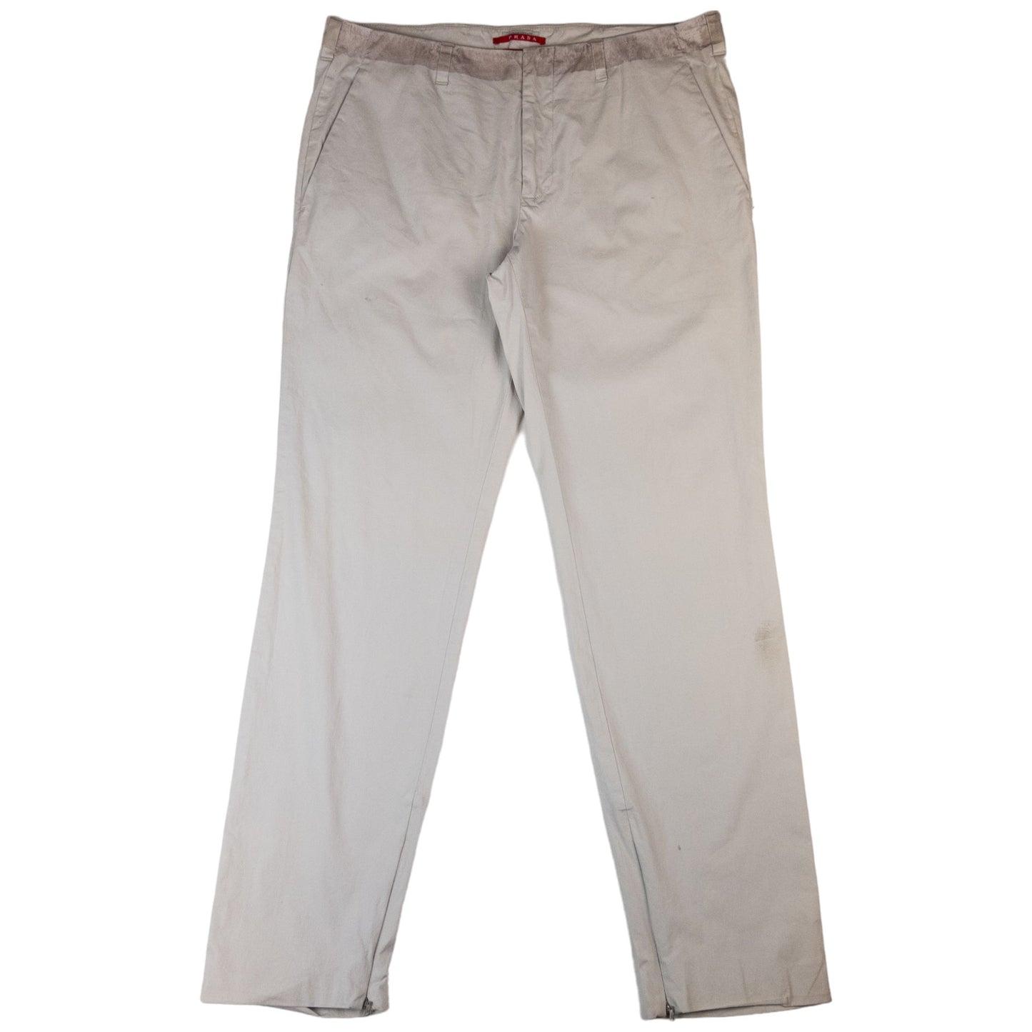 Vintage Prada Zip Cuff Trousers Size W35