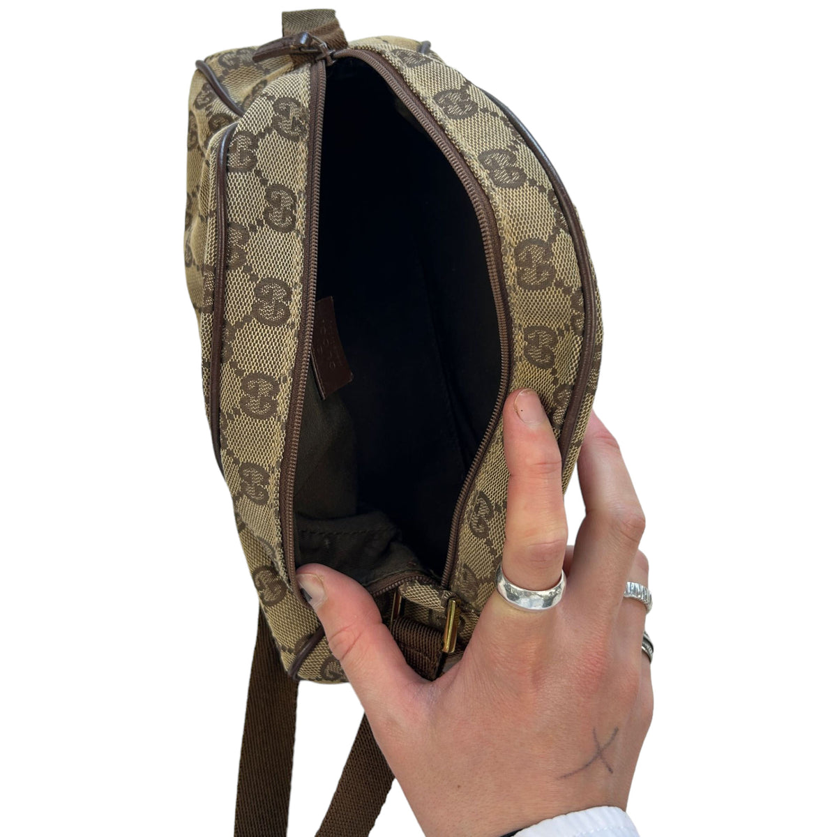 Vintage Gucci Monogram Hand Bag