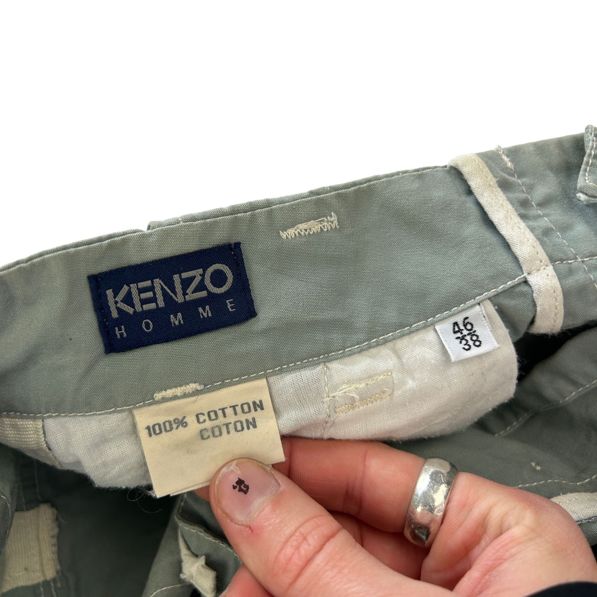 Vintage Kenzo Homme Stripe Trousers Size W30