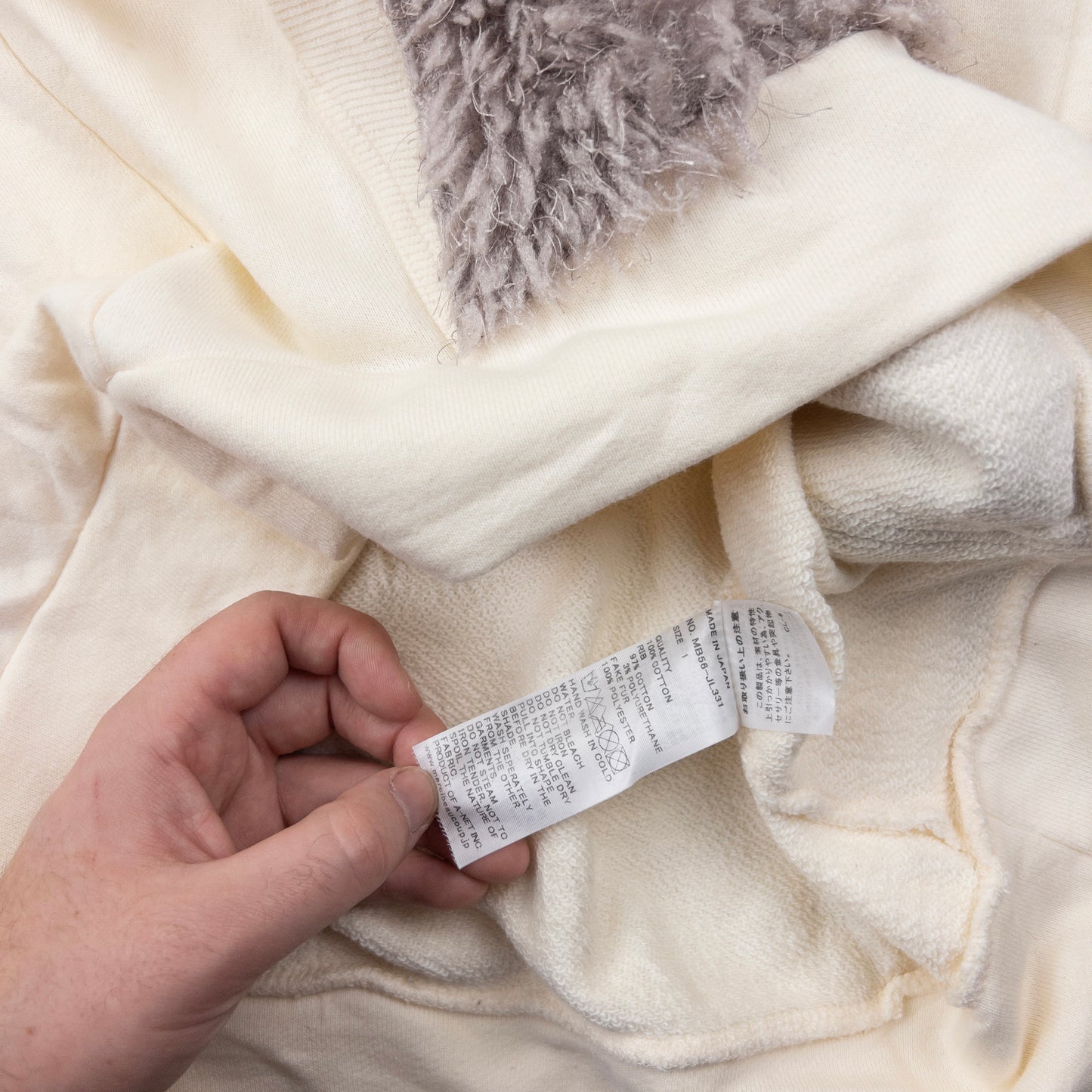 Vintage Mercibeaucoup By Issey Miyake Fleece Ear Hoodie Size S