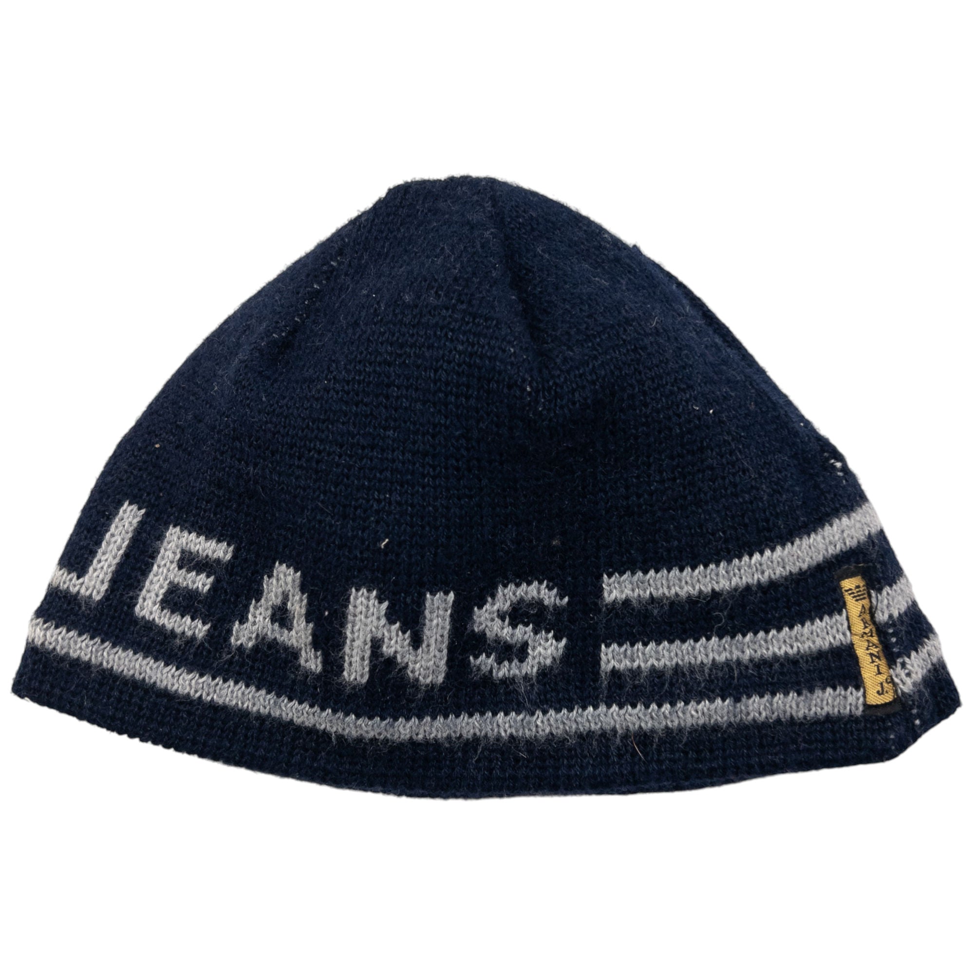 Vintage Armani Jeans Knitted Beanie Hat