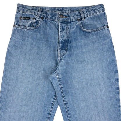 Vintage YSL Yves Saint Laurent Embroidered Denim Jeans Size W31
