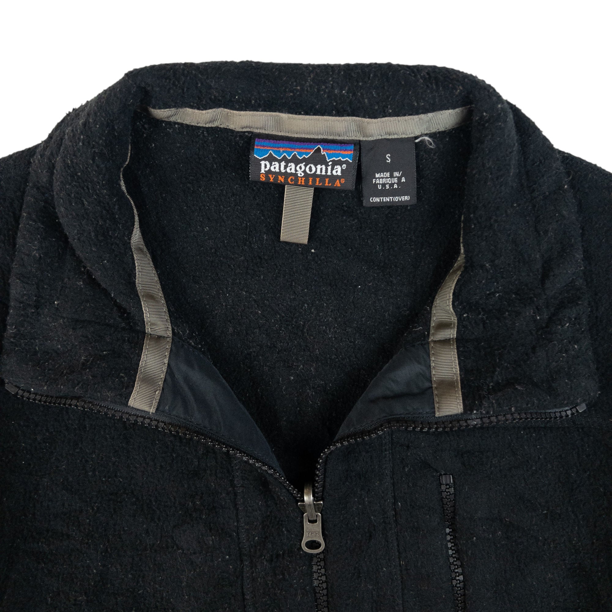 Vintage Patagonia Zip Up Fleece Jacket Size S