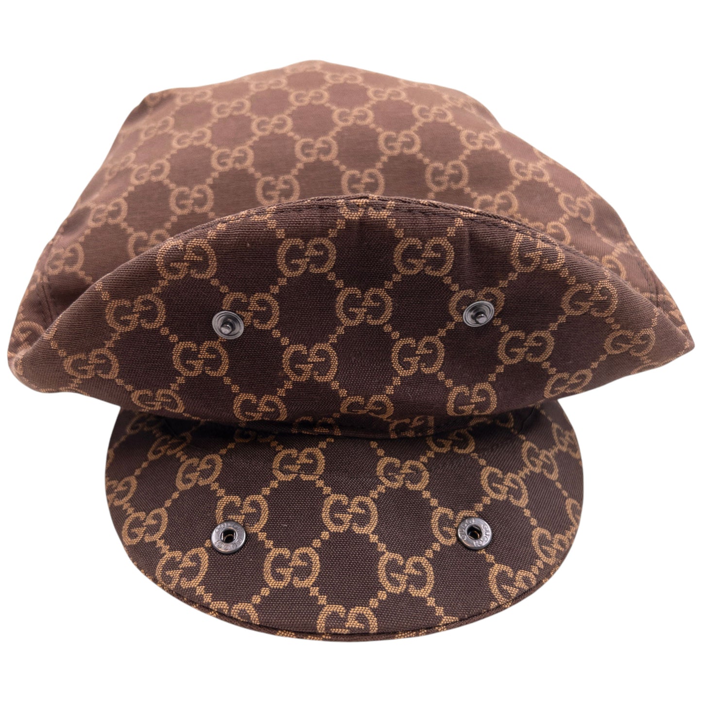 Vintage 2000s Gucci Monogram Flat Cap Size L