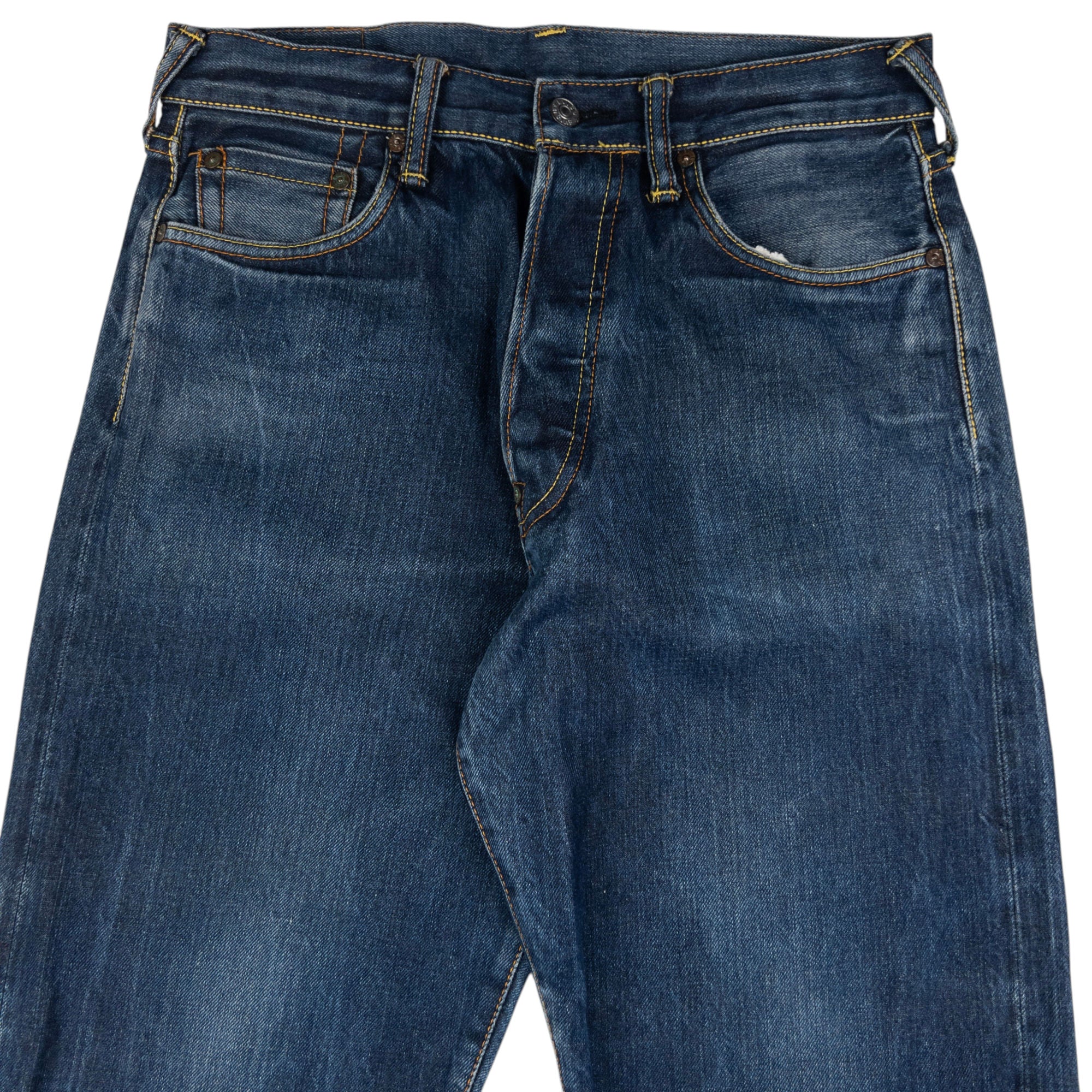 Vintage Evisu Painted Daicock Japanese Denim Jeans Size W30
