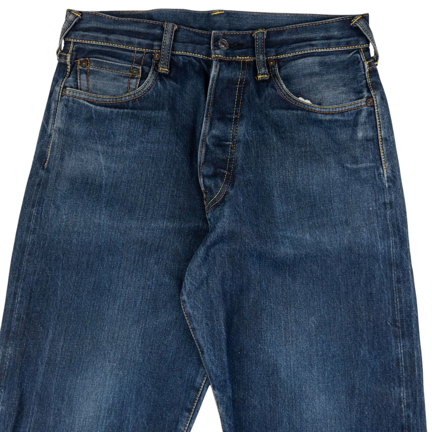 Vintage Evisu Painted Daicock Japanese Denim Jeans Size W30