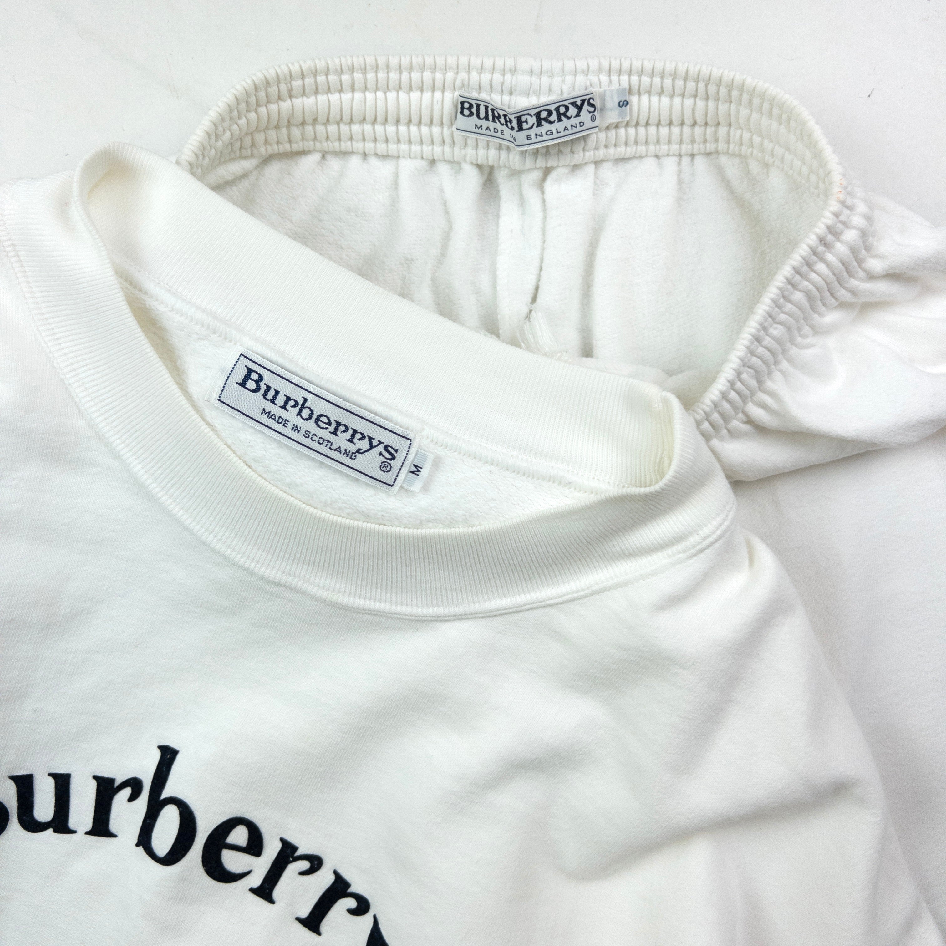 Vintage Burberry Sweatshirt & Joggers Matching Set Size S