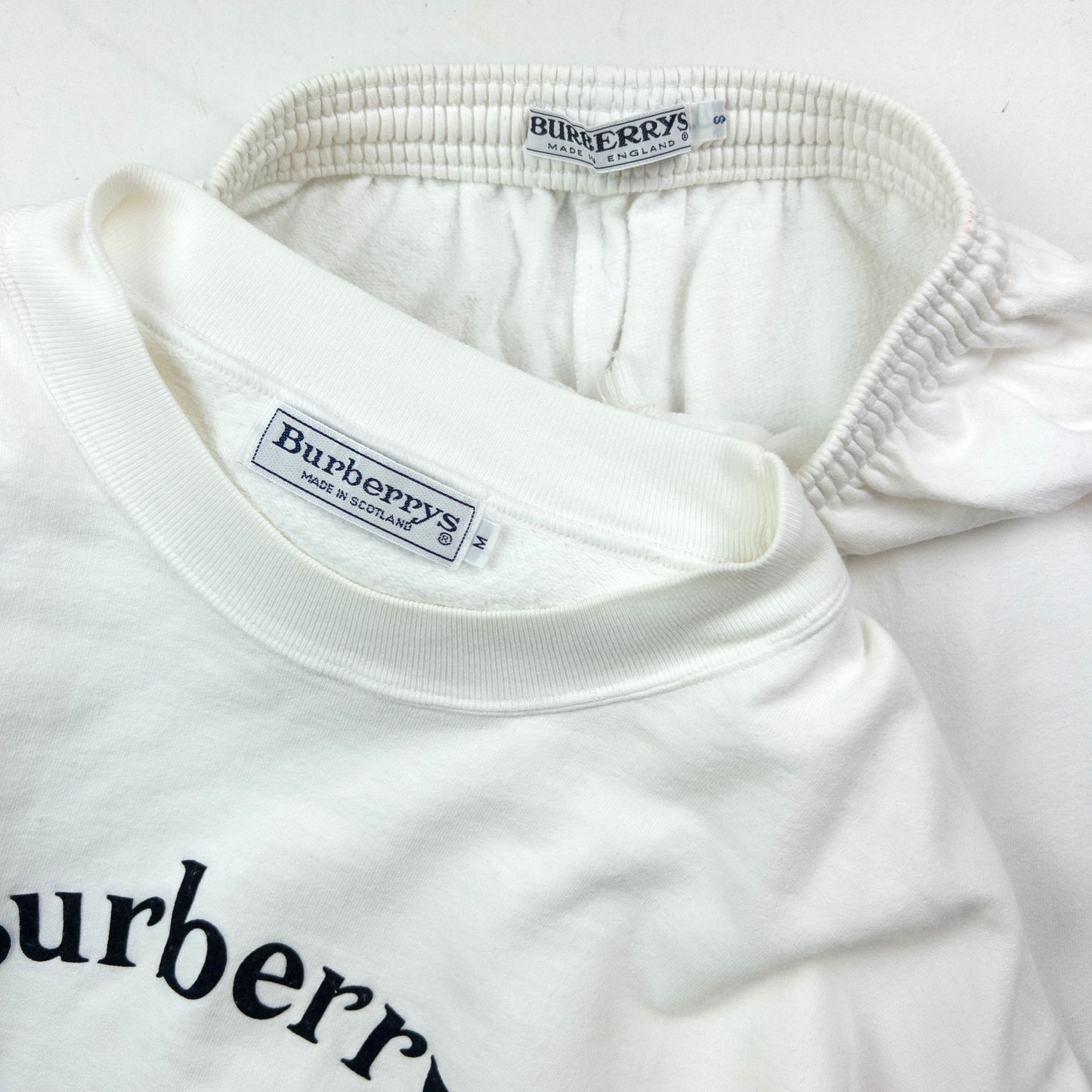 Vintage Burberry Sweatshirt & Joggers Matching Set Size S