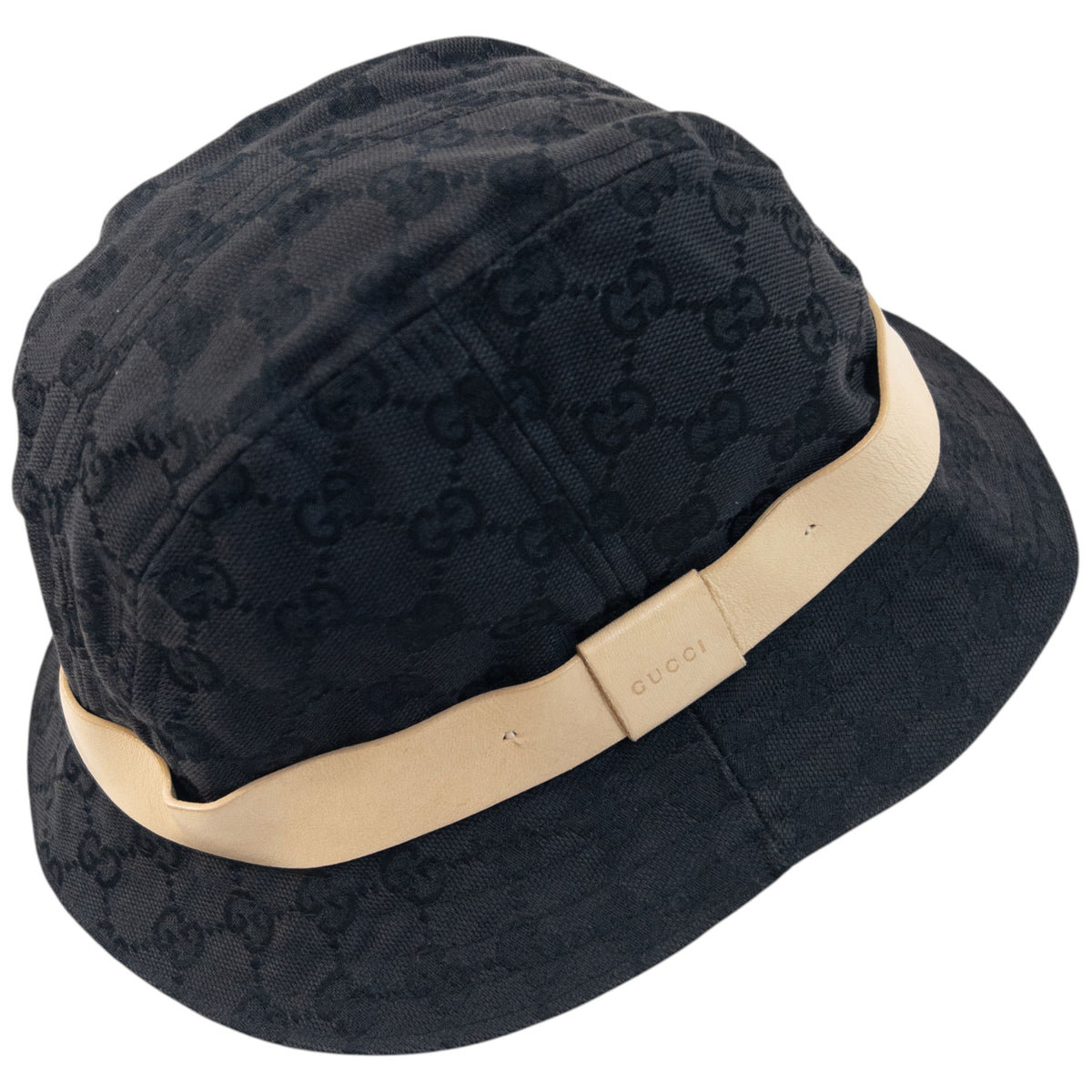 Vintage 2000s Gucci Monogram Bucket Hat Size L