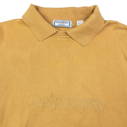 Vintage YSL Yves Saint Laurent Polo Sweatshirt Size M