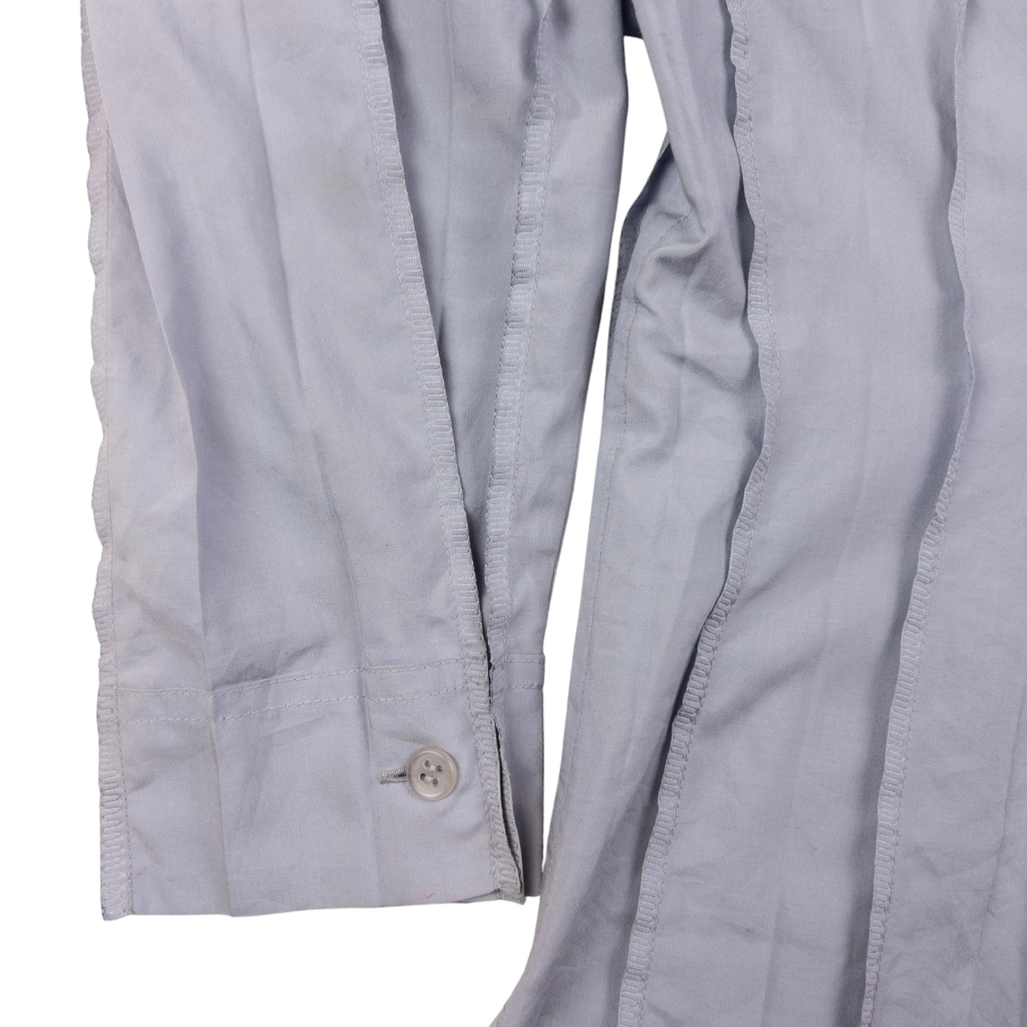 Vintage Issey Miyake Reverse Seam Long Sleeve Button Up Shirt Size M