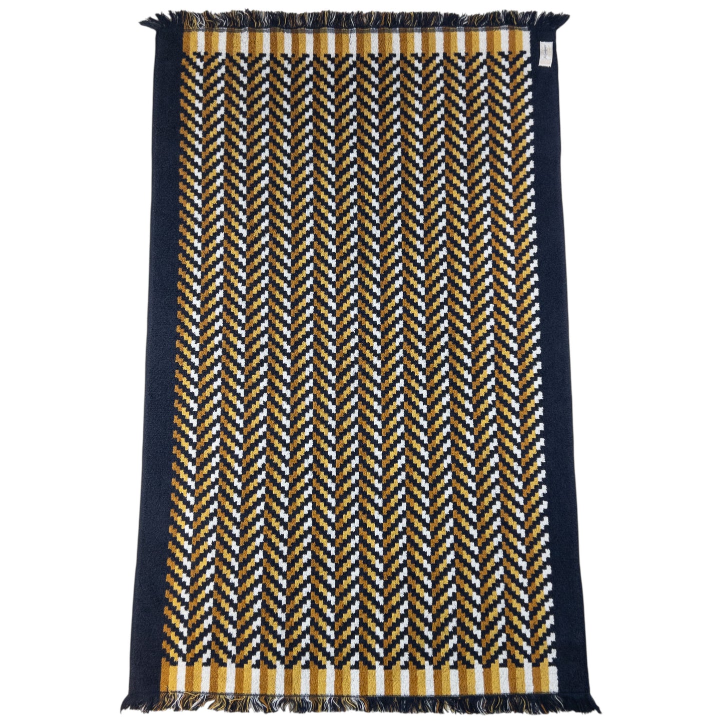 Vintage YSL Yves Saint Laurent Chevron Towel