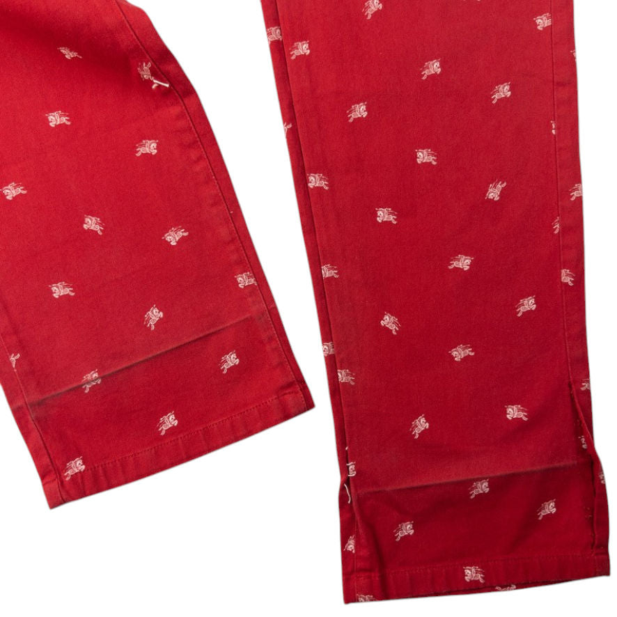 Vintage Burberry Monogram Trousers Size W31