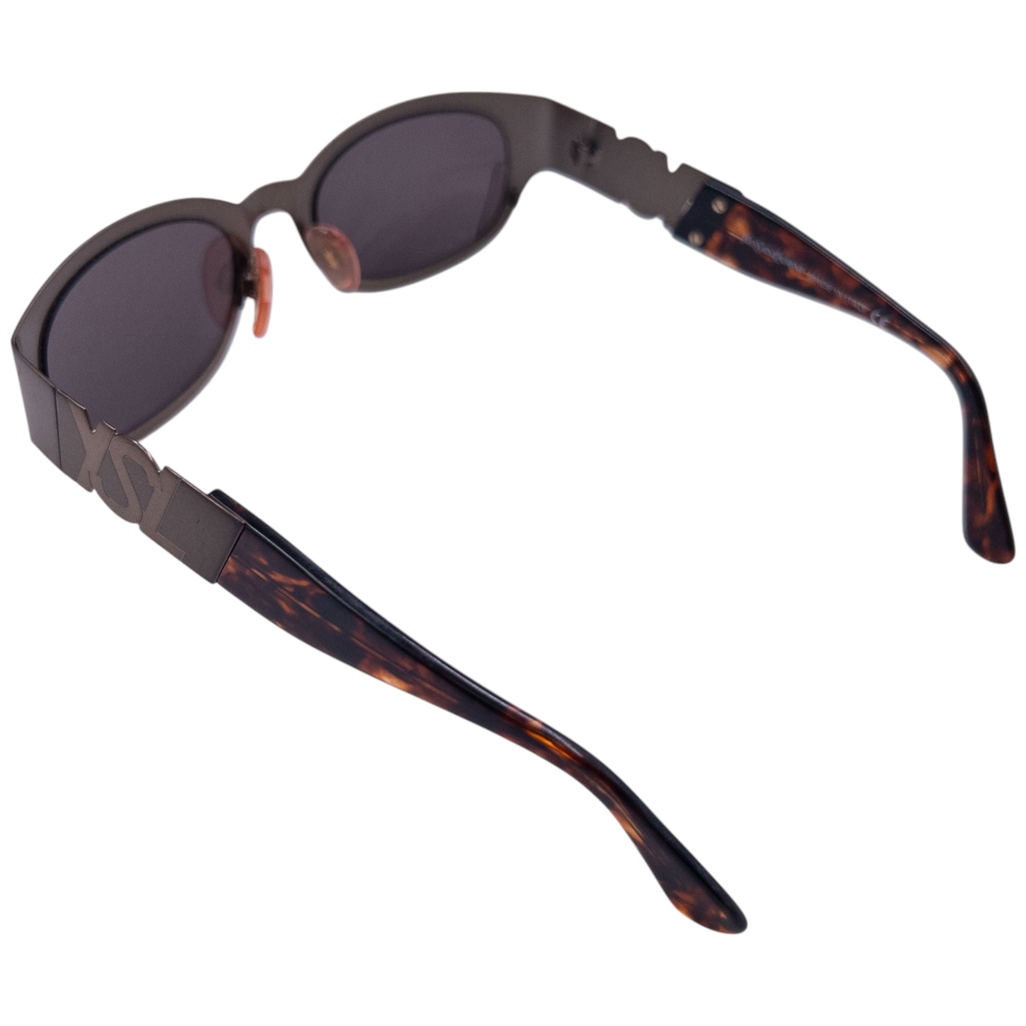 Vintage YSL Yves Saint Laurent Tortoise Shell Sunglasses