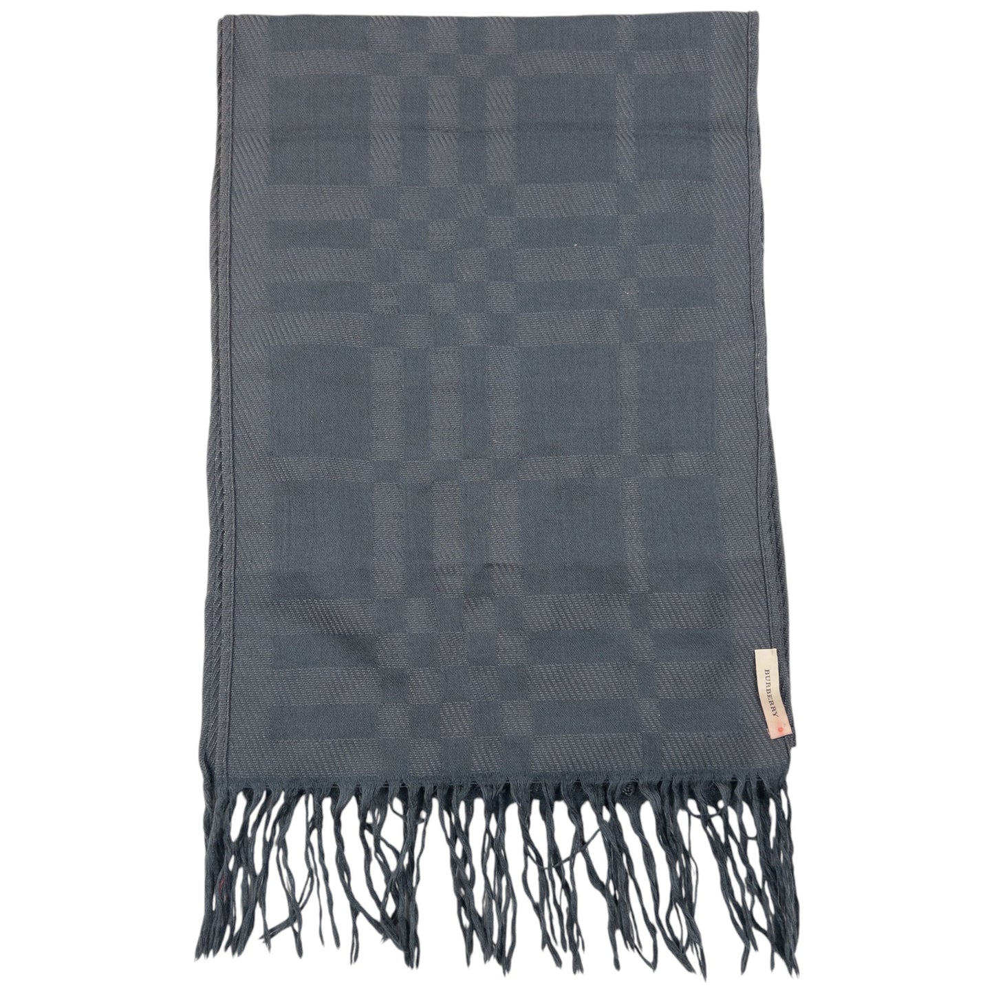 Vintage Burberry Nova Check Tassel Scarf