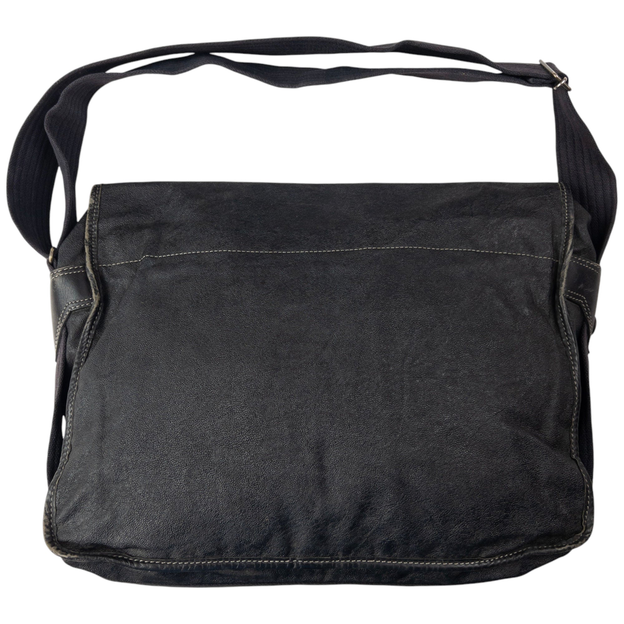Vintage CP Company Leather Messenger Crossbody Bag