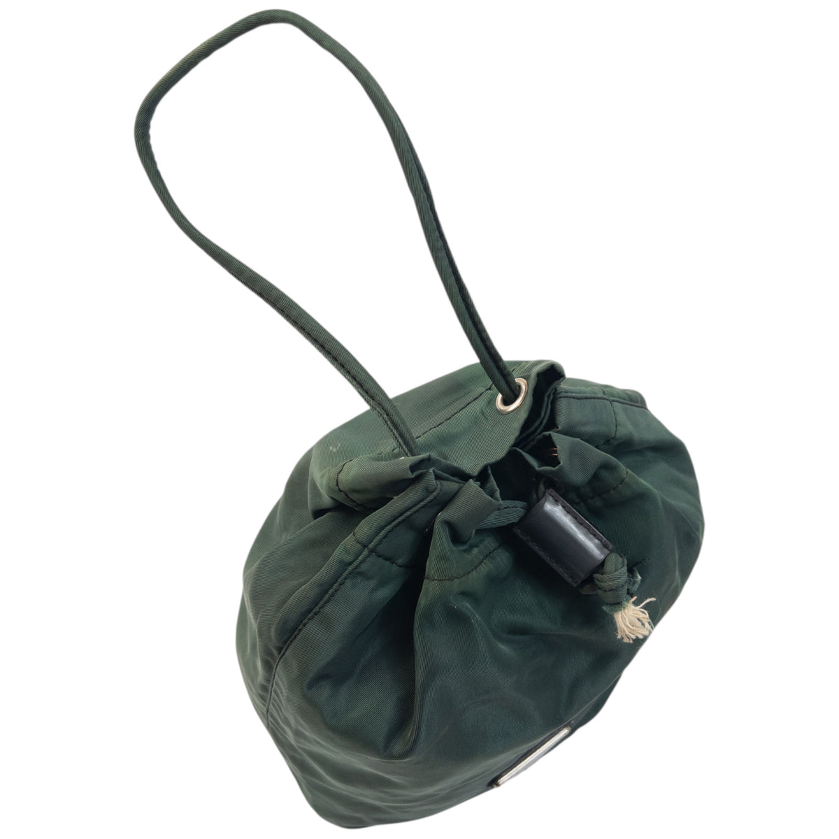 Vintage 2000s Prada tasje met trekkoord